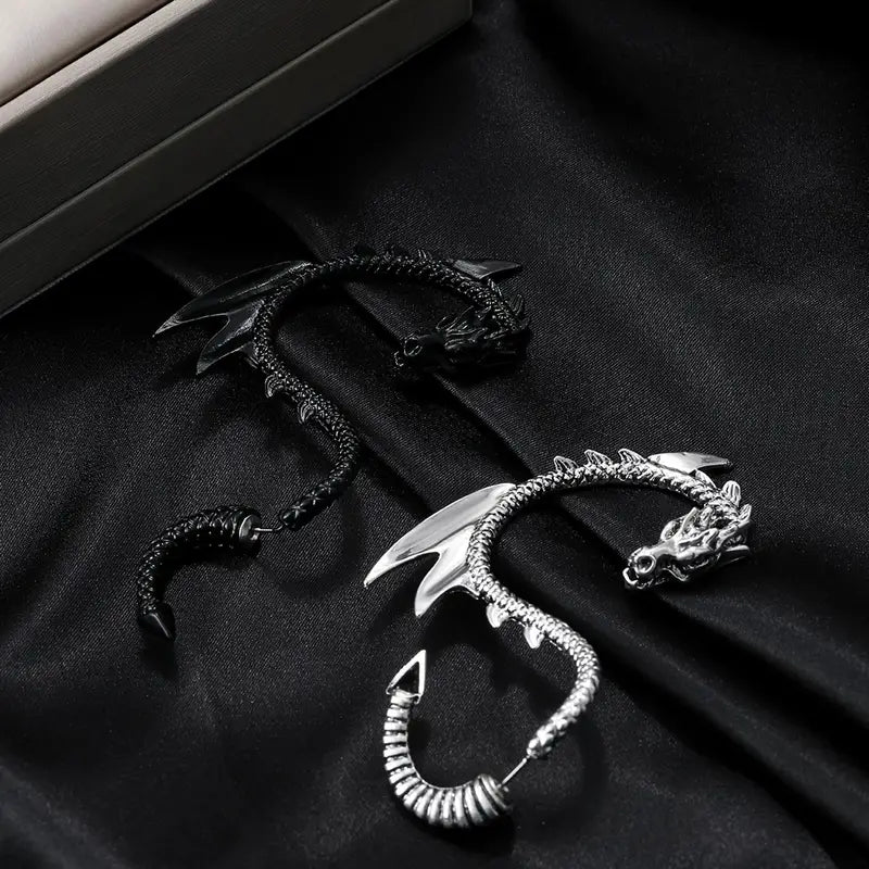 Copy of Dragon Stud Earrings Fashion Flying Dragon Ear cuff Women Men Punk Rock Cuff Gothic Earrings Studs USA Fast Shipping 2-4 Day delivery!