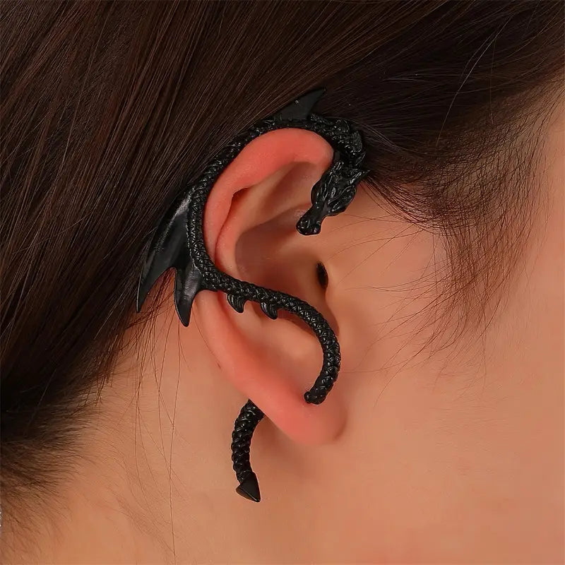 Copy of Dragon Stud Earrings Fashion Flying Dragon Ear cuff Women Men Punk Rock Cuff Gothic Earrings Studs USA Fast Shipping 2-4 Day delivery!