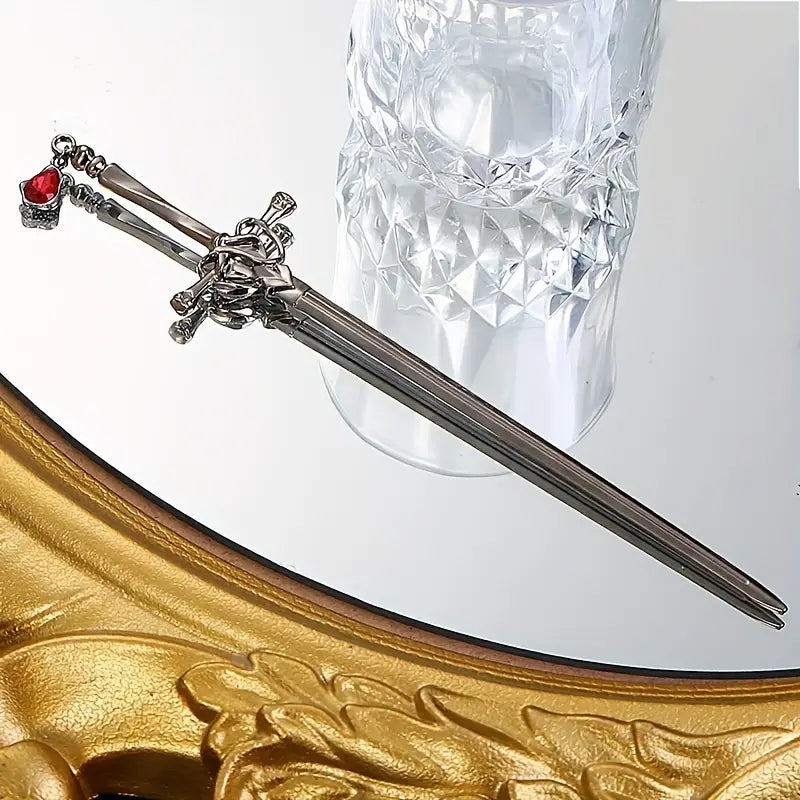 Sword Blood Hair Clip