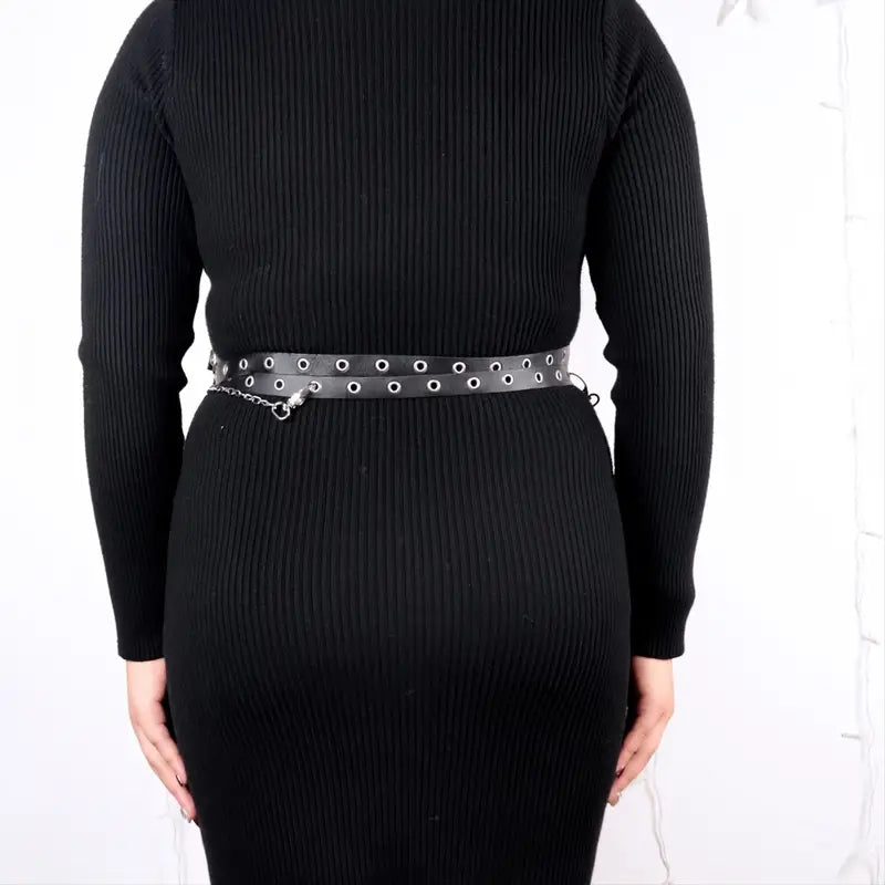 Plus Size O Ring Chain Belt