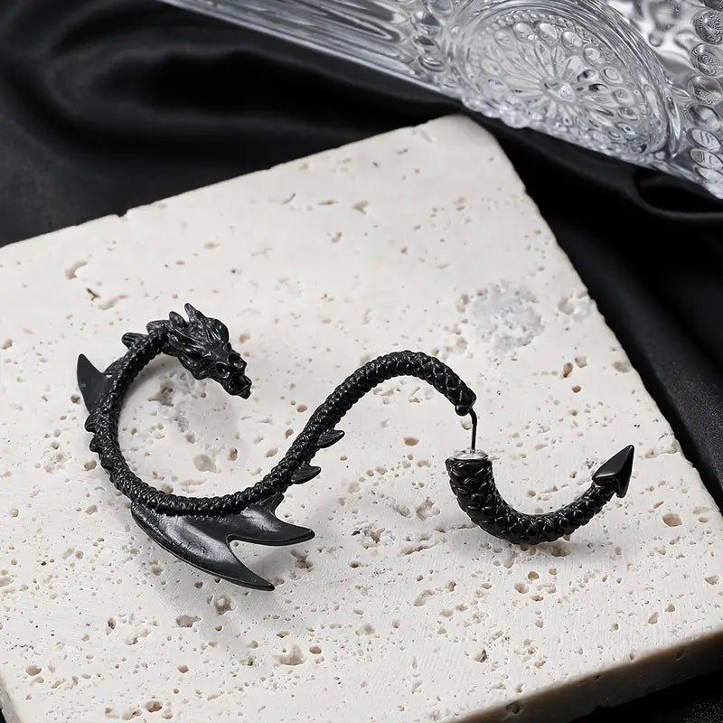 Copy of Dragon Stud Earrings Fashion Flying Dragon Ear cuff Women Men Punk Rock Cuff Gothic Earrings Studs USA Fast Shipping 2-4 Day delivery!