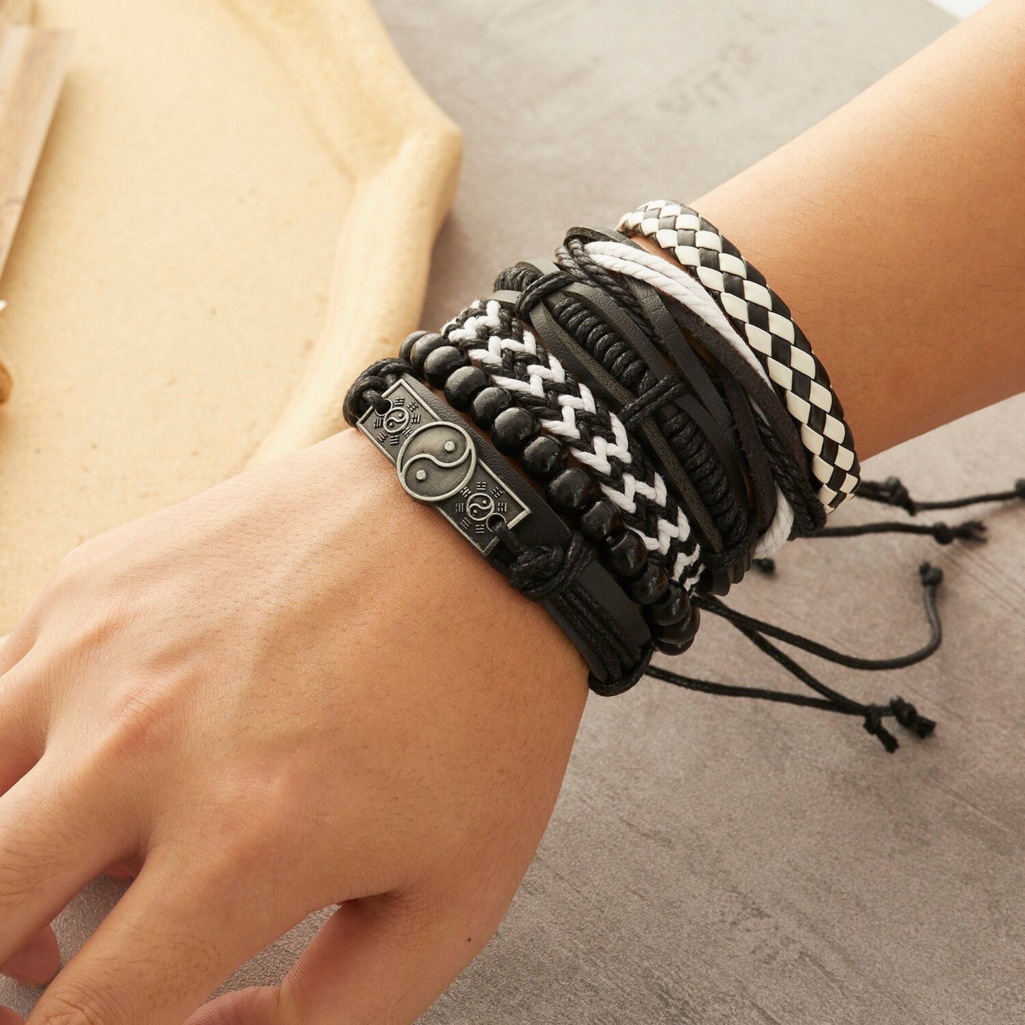 Woven Leather Bracelet