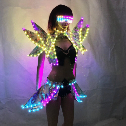 Led Light Robot Future Costume