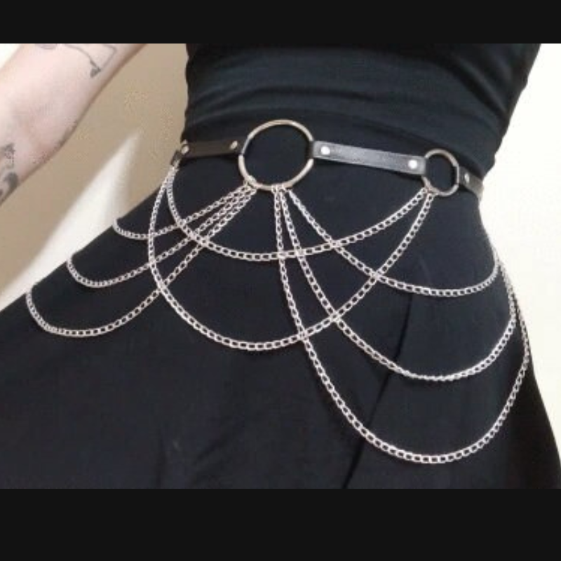 Gothic Chain Belt S M L 1X 2X 3X 4X 5X 6X