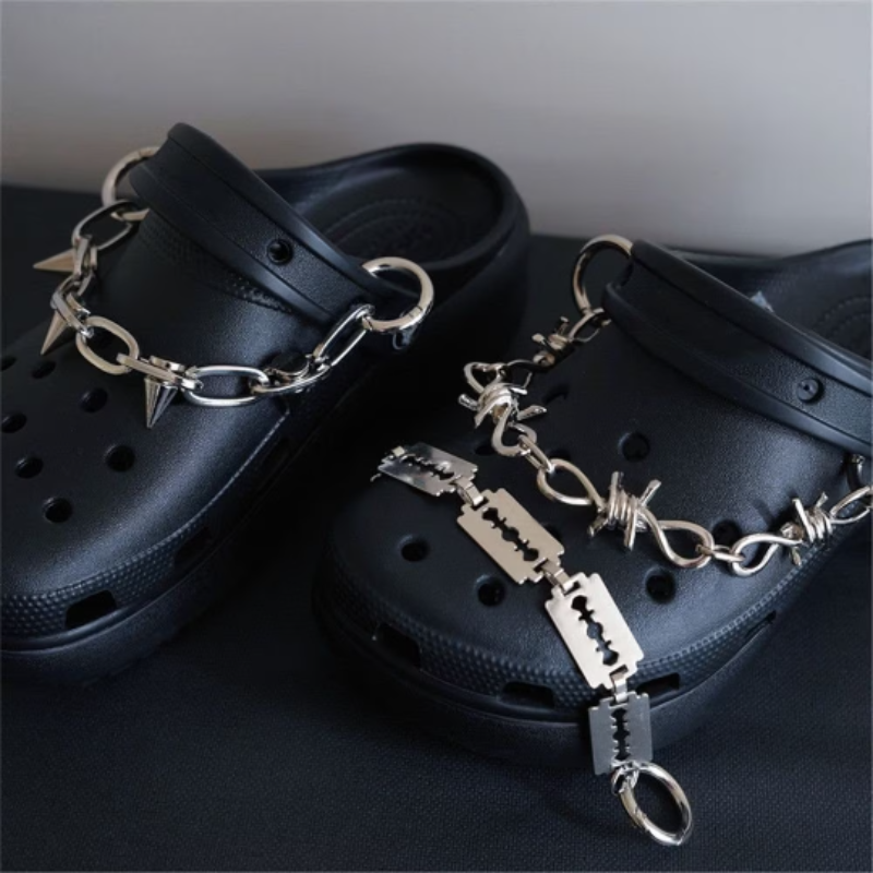 Gothic Shoe Chain Charm