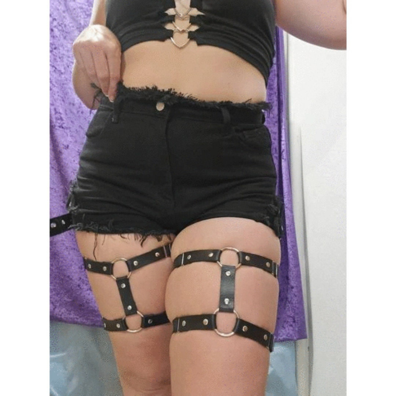 Plus Size Leg Garter 2pc XL 2X 3X 4X