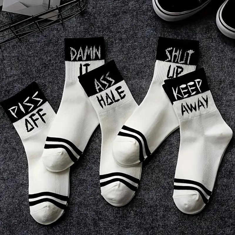 Fuck Off funny 5 Pair Socks