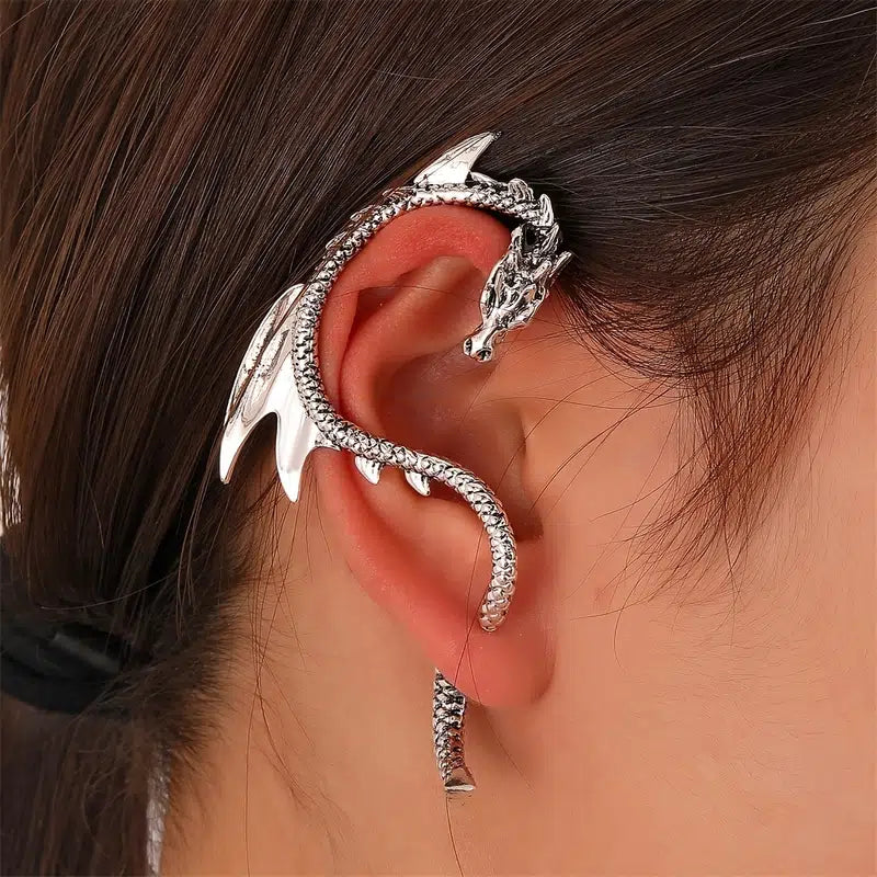 Copy of Dragon Stud Earrings Fashion Flying Dragon Ear cuff Women Men Punk Rock Cuff Gothic Earrings Studs USA Fast Shipping 2-4 Day delivery!