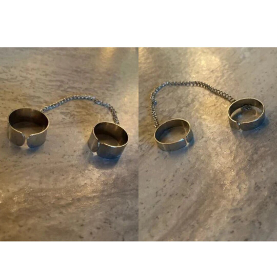 Punk Rock Finger Ring Chain