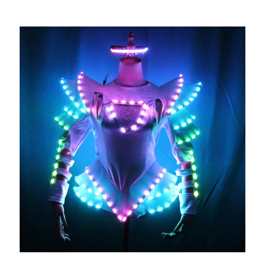 Robot Future Led Light Costume