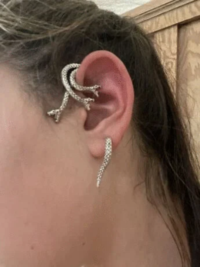 Medusa Snake Stud Earrings