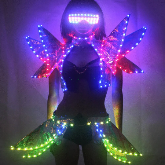 Led Light Robot Future Costume