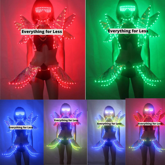 Led Light Robot Future Costume