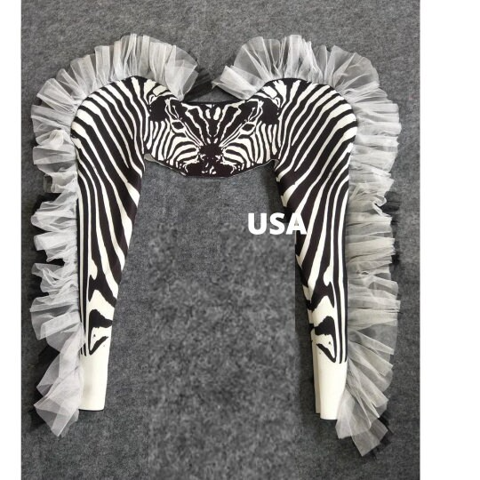 Zebra Halloween Jumpsuit Costume