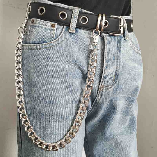 Chunky Punk Chain Belt