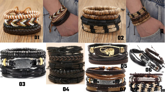 Woven Leather Bracelet