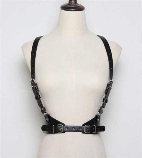 Leather Waist Harness XS-1x 2x 3x 4x 5x 6X