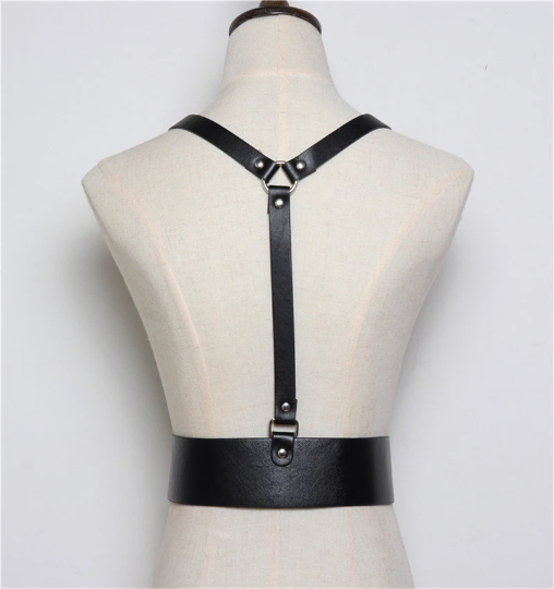 Leather Waist Harness XS-1x 2x 3x 4x 5x 6X