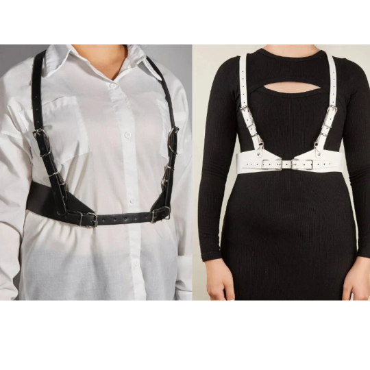 Leather Waist Harness XS-1x 2x 3x 4x 5x 6X