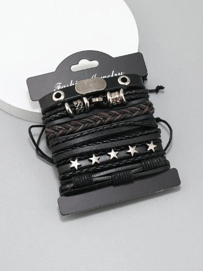 Leather Stackable Bracelet