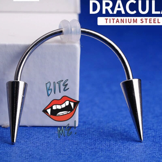 Vampire Septum Dracula Nail Halloween Piercing