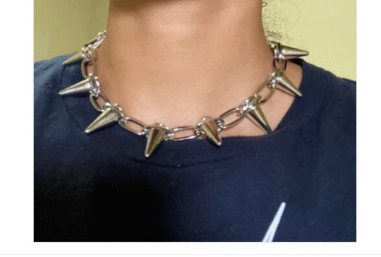 Rivet Choker Spike necklace