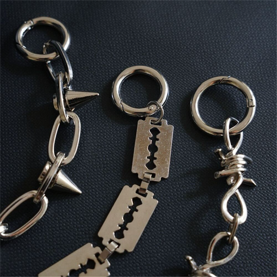 Gothic Shoe Chain Charm