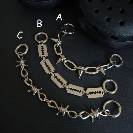 Gothic Shoe Chain Charm