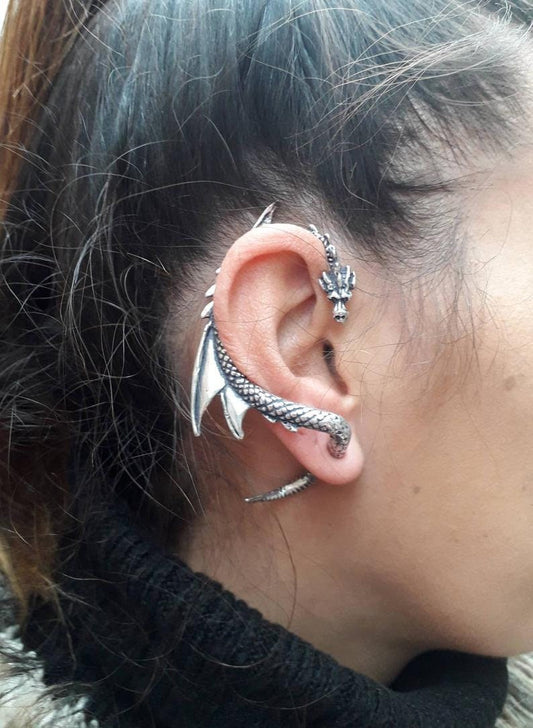 Copy of Dragon Stud Earrings Fashion Flying Dragon Ear cuff Women Men Punk Rock Cuff Gothic Earrings Studs USA Fast Shipping 2-4 Day delivery!