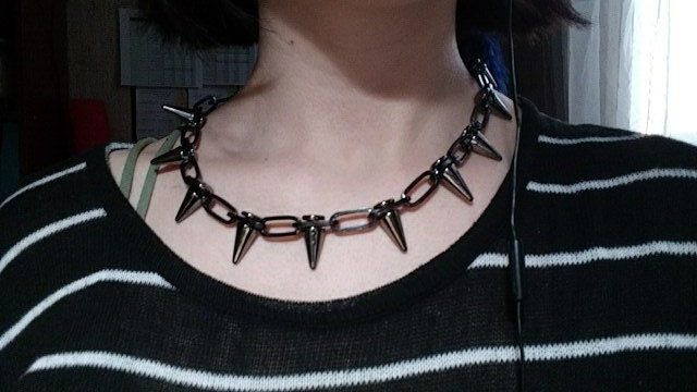 Rivet Choker Spike necklace