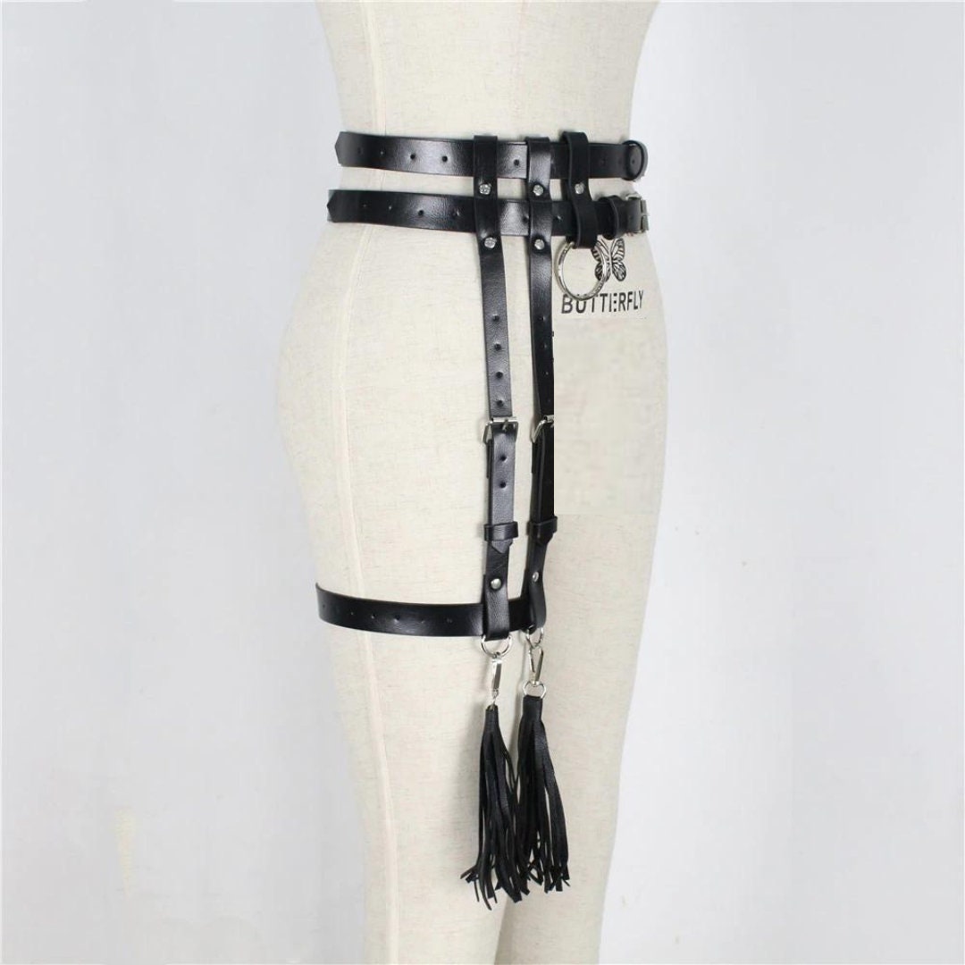 Black Fringe Harness