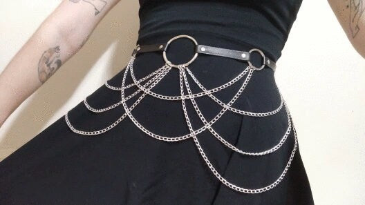 Gothic Chain Belt S M L 1X 2X 3X 4X 5X 6X