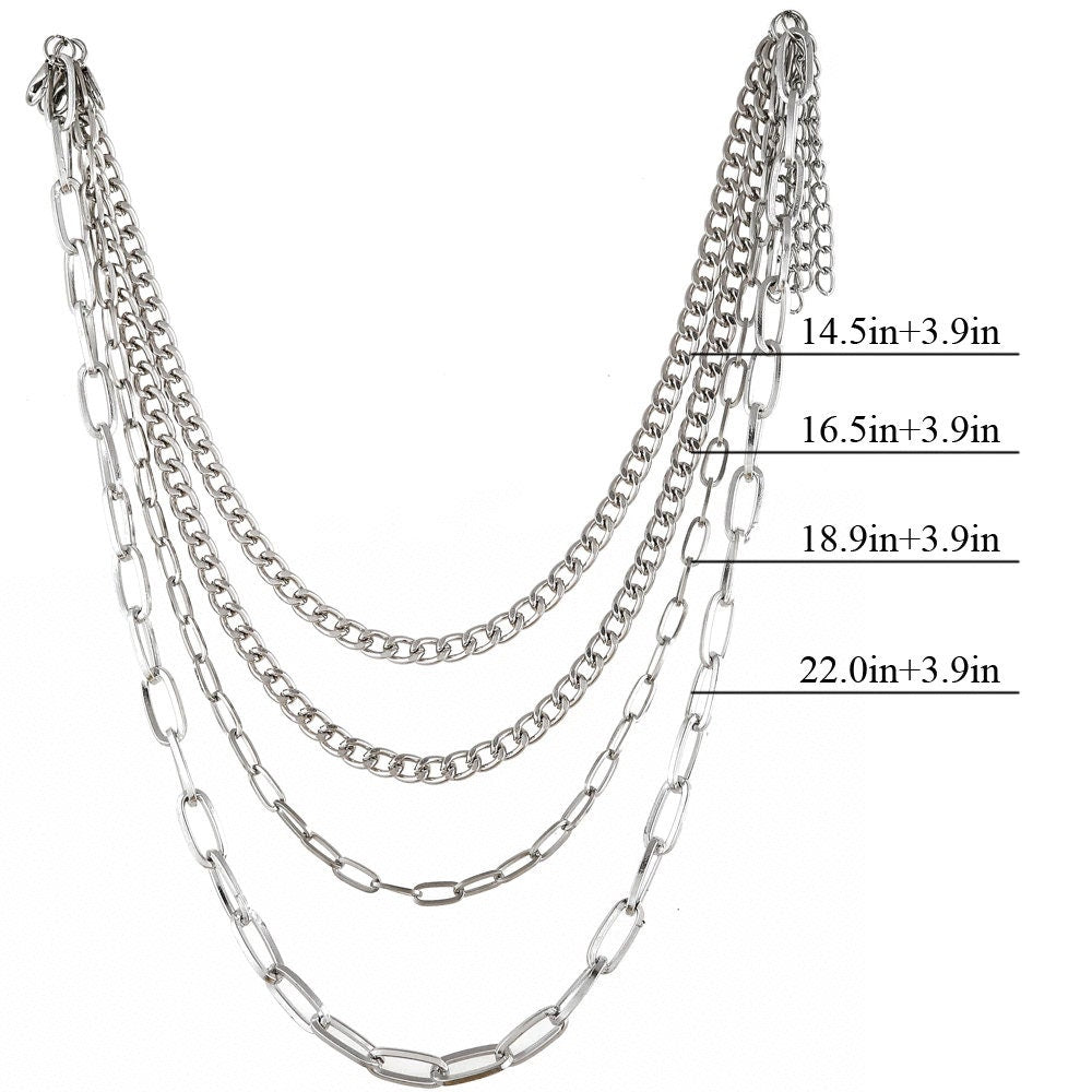 Layered Necklace 4pc