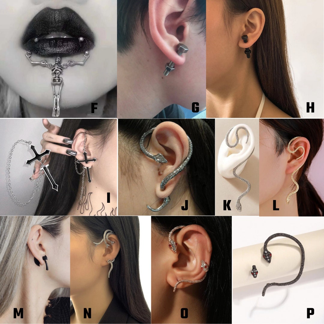 Copy of Dragon Stud Earrings Fashion Flying Dragon Ear cuff Women Men Punk Rock Cuff Gothic Earrings Studs USA Fast Shipping 2-4 Day delivery!