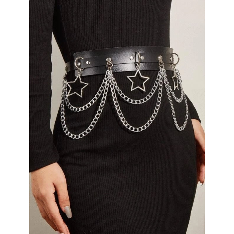 Star Gothic Chain Belt