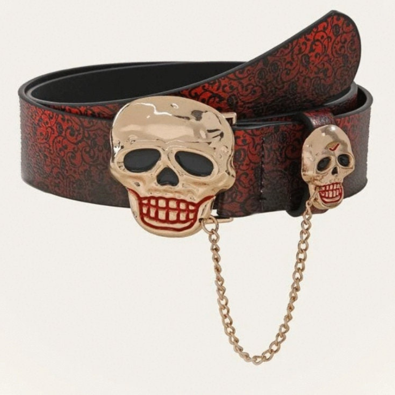 Gothic Skull Belt