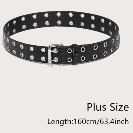 Plus size Grommet Belt L 1X 2X 3X 4X 5X