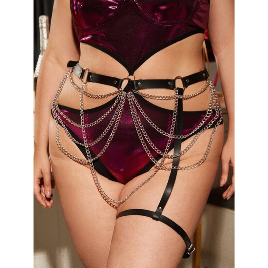 Plus Size Leg Harness 1x 2x