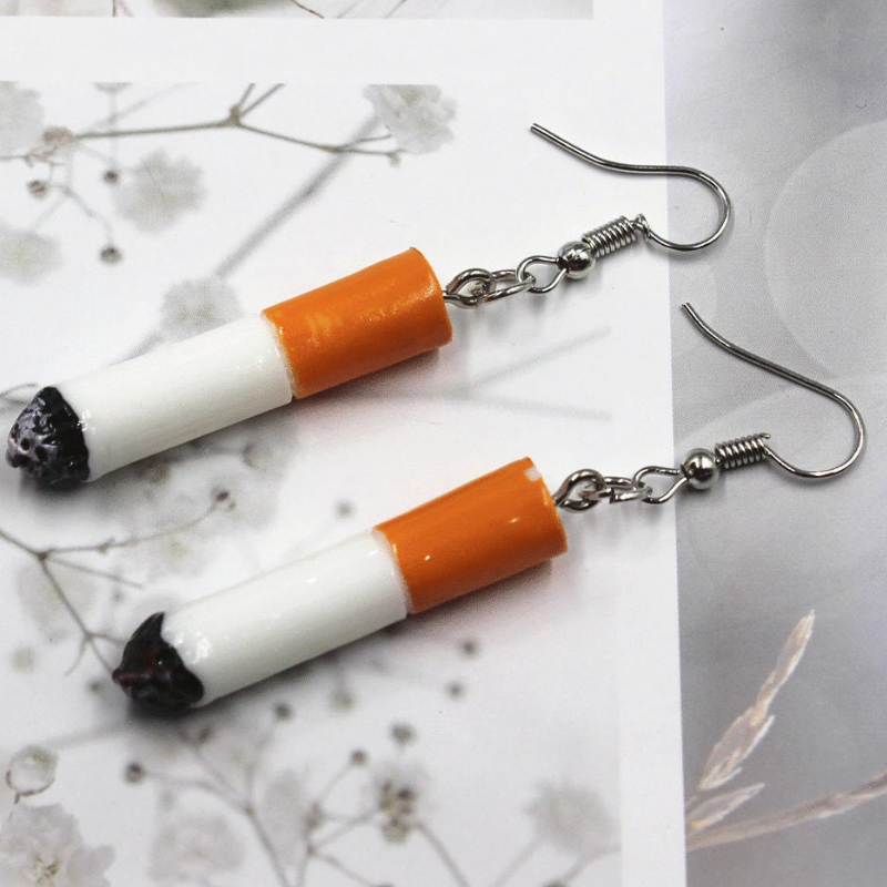 Punk Cigarette Earrings