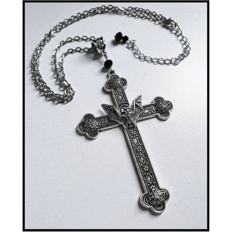 Punk Bat Cross Gothic Chain