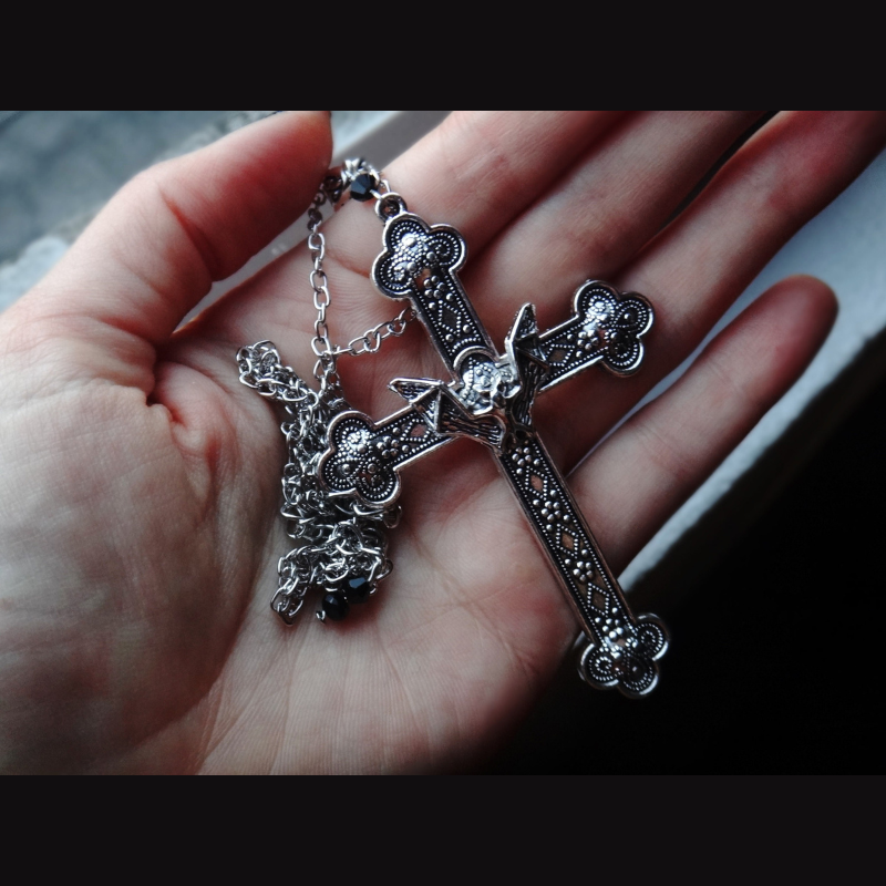 Punk Bat Cross Gothic Chain