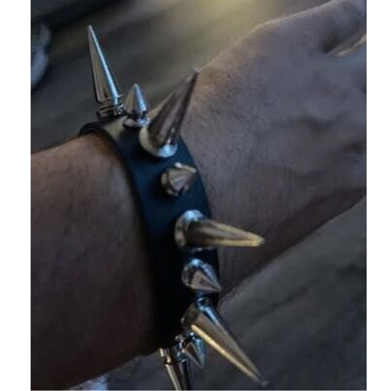 Punk Spiked Bracelet Geometric