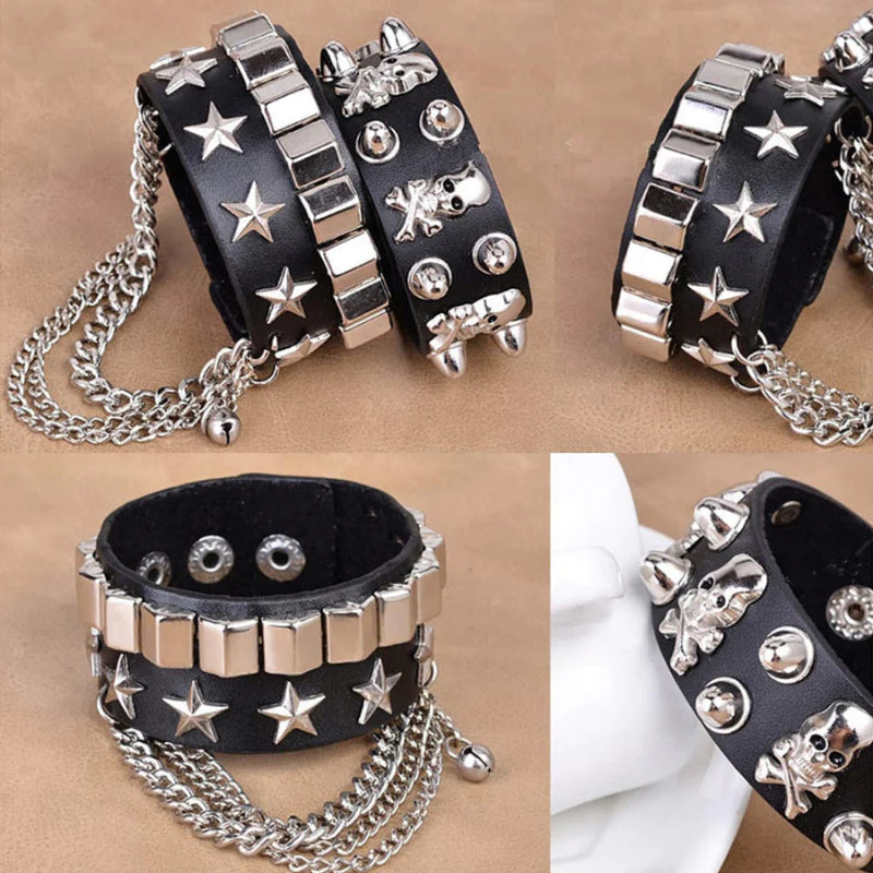 Punk Gothic Bracelet Chain