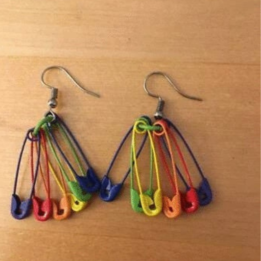 Safety Pin Earrings