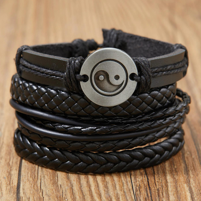 Leather Stackable Bracelet