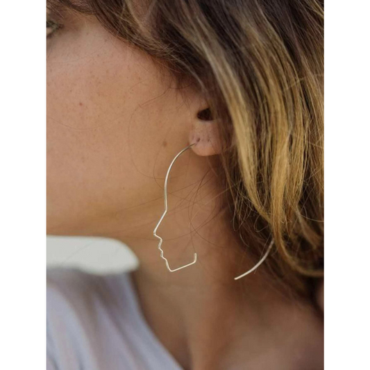 Face Abstract Earrings