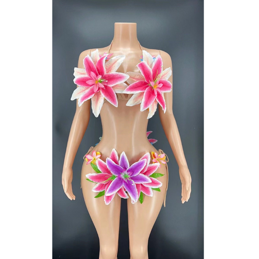 Hawaiian Flower Bikini or Dress