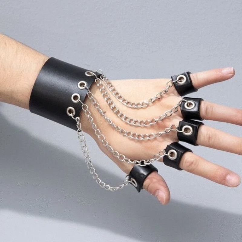 Emo Grunge Chain Bracelet