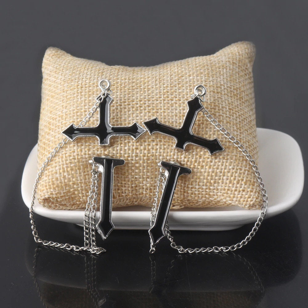 Gothic Cross Earrings