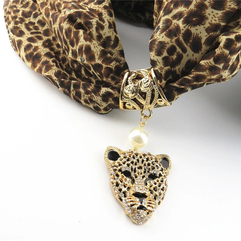 Leopard Head Scarf